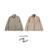 TAION R102 ZBN Military Boa Reversible Hi Neck Jacket Beige – Veste Réversible Homme
