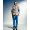 Obey Zip Up Baja Sweater Natural – Gilet Zippé Homme Style Streetwear en Maille Épaisse