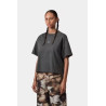 Carhartt WIP W’ Benton T-Shirt Femme - Graphite | T-shirt Oversize en Coton Teint