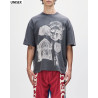 T-shirt Deus Ex Machina Invocation Anthracite – Oversize Homme