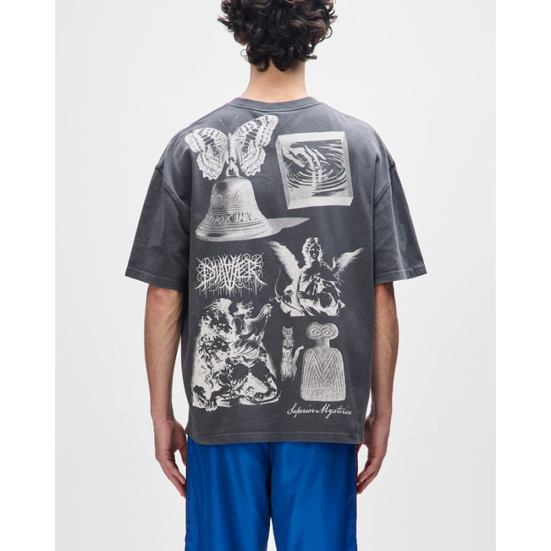 T-shirt Deus Ex Machina Invocation Anthracite – Oversize Homme