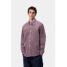 Carhartt Madison Cord Shirt Rose – Chemise Velours Homme