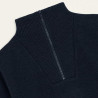 Pull Youri Camionneur Marine – Nitto Knitwear | Laine Mérinos