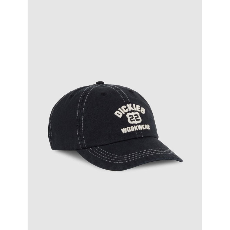 Dickies Grimsley Cap Black – Casquette Homme Coton Réglable