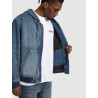 Dickies Hilham Hooded Jacket Blue – Veste à Capuche en Denim