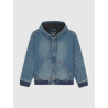 Dickies Hilham Hooded Jacket Blue – Veste à Capuche en Denim