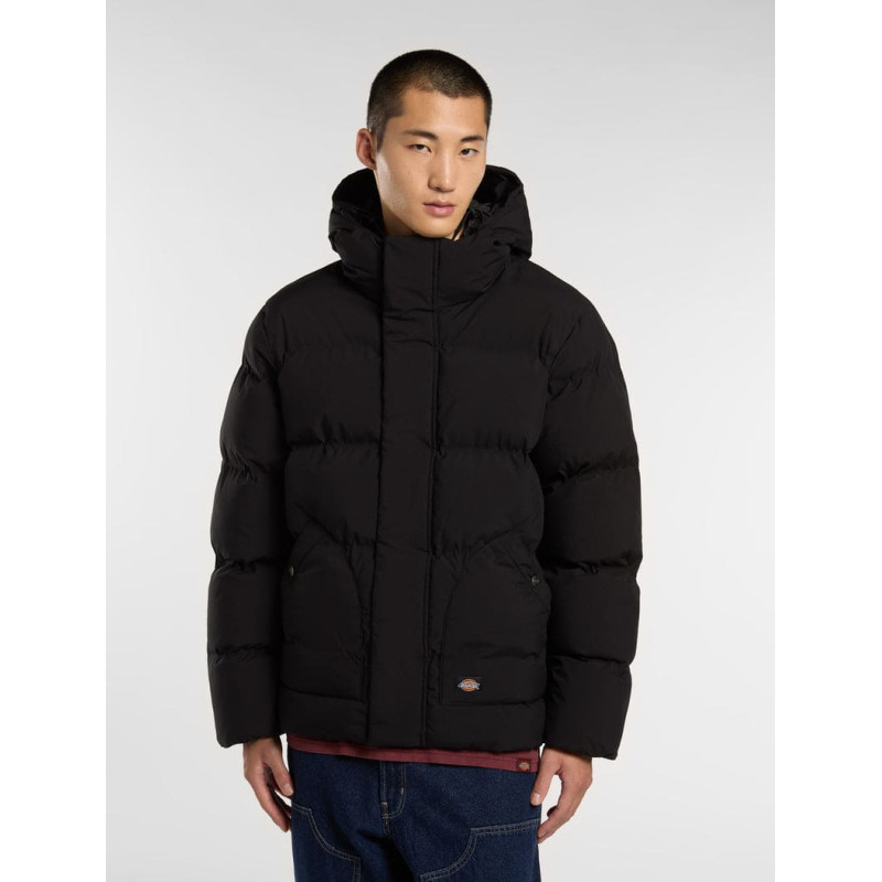 Dickies Eagleville Hooded Puffer Black – Doudoune légère homme