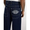 Dickies Hilham Denim Pant Dark Indigo – Jean Homme Coupe Ample