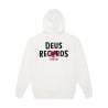 Hoodie Deus Ex Machina Deep Cut Blanc – Sweat Oversize Homme Streetwear