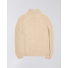 EDWIN RONI HIGH COLLAR ROLL NECK BEIGE