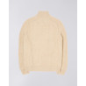 EDWIN RONI HIGH COLLAR ROLL NECK BEIGE