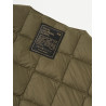 TAION X UNIVERSAL WORKS R106MJ REVERSED QUILTED VEST D.OLIVE