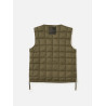 TAION X UNIVERSAL WORKS R106MJ REVERSED QUILTED VEST D.OLIVE
