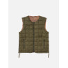 TAION X UNIVERSAL WORKS R106MJ REVERSED QUILTED VEST D.OLIVE