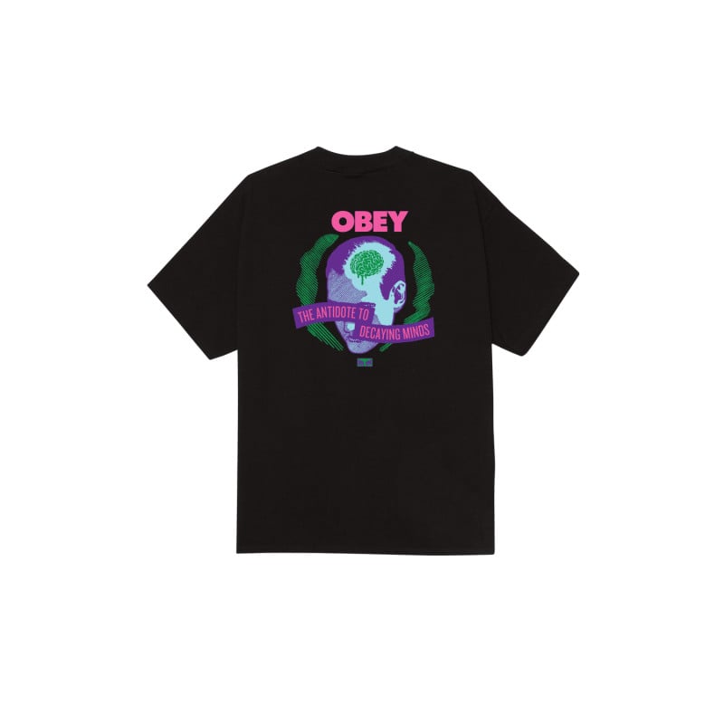 OBEY Decaying Minds Tee Black – T-shirt streetwear iconique