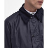 Veste Barbour Ashby Navy – Coton Ciré Intemporel pour Homme