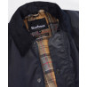 Veste Barbour Ashby Navy – Coton Ciré Intemporel pour Homme