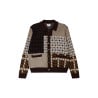 Obey Patchwork Cardigan Brown Multi – Cardigan Patchwork Homme Trendy & Confort