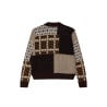 Obey Patchwork Cardigan Brown Multi – Cardigan Patchwork Homme Trendy & Confort