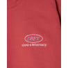 Obey Sound Crew Mineral Red – Sweat Crewneck Rose Streetwear Homme