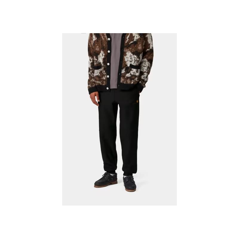 Carhartt WIP American Script Jogging Black – Pantalon Streetwear Premium