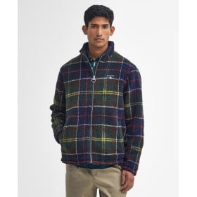 BARBOUR TARTAN FLEECE ZIP...