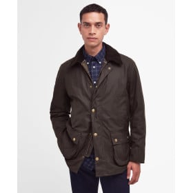 BARBOUR ASHBY JACKET OLIVE WAX
