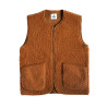 Gilet en laine écossaise Unisexe Coldbreaker - Orange Fox