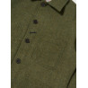 Bakers Jacket Universal Works – Harris Tweed Vert à Carreaux, 100% Laine, Style Chore Jacket