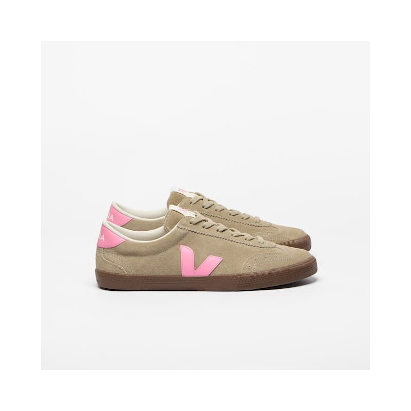 Veja Volley Suede Taupe Malibu Bark – Sneakers daim éco-responsables
