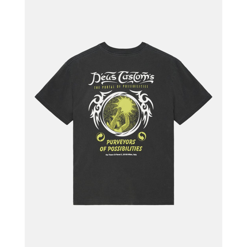 Deus Ex Machina Out Of Reach Tee Anthracite | T-shirt Homme