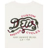 Deus Ex Machina Danger Noodle L/S – T-shirt Blanc Dirty