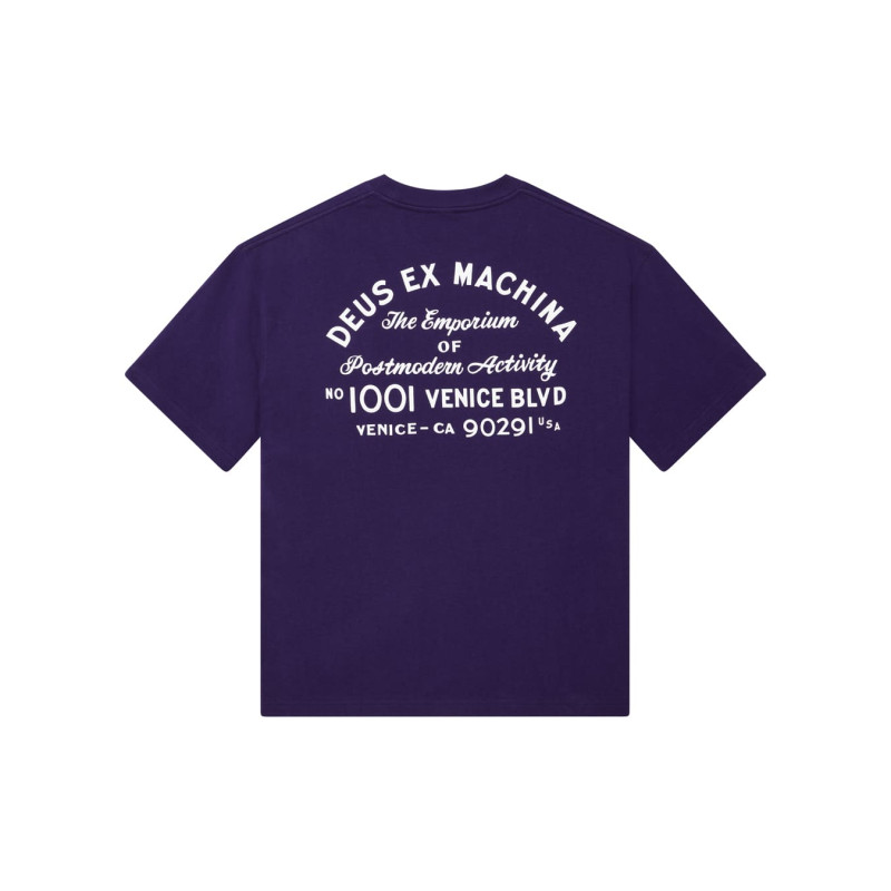 Deus Ex Machina Venice Sign Tee – T-shirt violet indigo