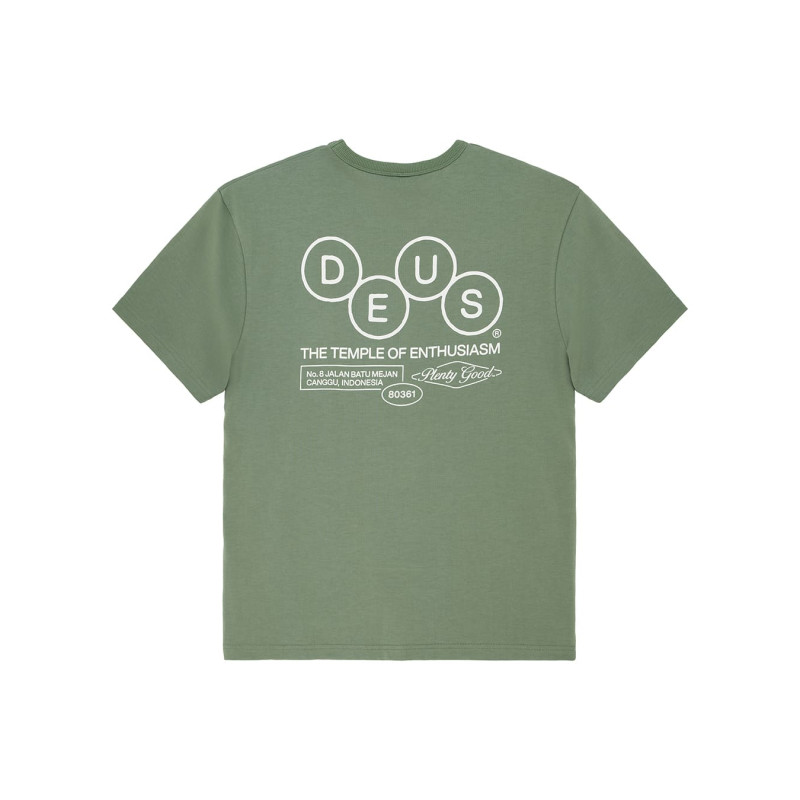 Deus Ex Machina Mechanism Tee – T-shirt Vert Loden