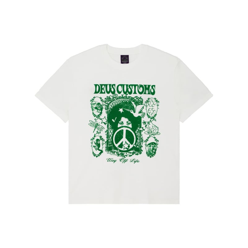 Deus Ex Machina Mother Earth Tee – T-shirt Vintage White