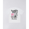 EDWIN Ramen Pink Tee White – T-shirt streetwear blanc imprimé ramen