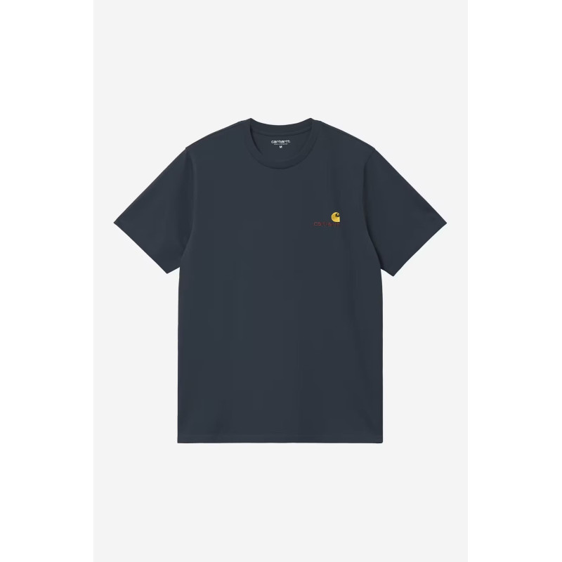 Carhartt WIP American Script Tee – Deep Night | T-shirt homme