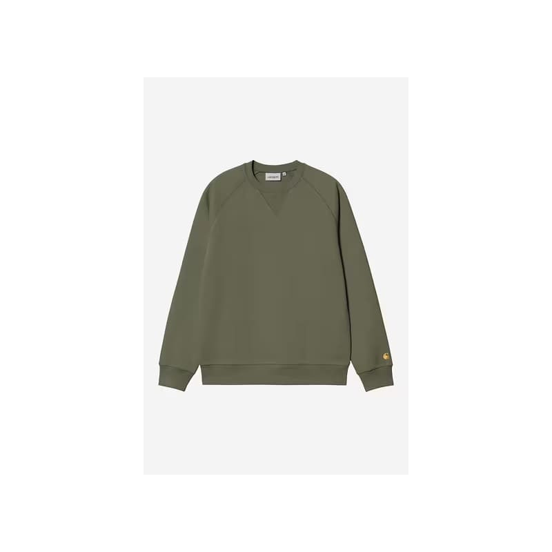 Carhartt WIP Chase Sweat Leaf – Sweat-shirt Homme Logo Brodé