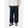 Carhartt Aaron Pant Blue Rinsed – Pantalon droit homme