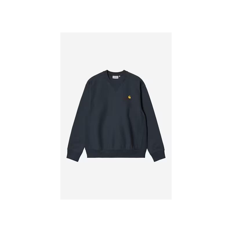 Carhartt American Script Sweat Deep Night – Sweat homme