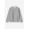 Carhartt American Script Sweat Grey heather – Sweat homme