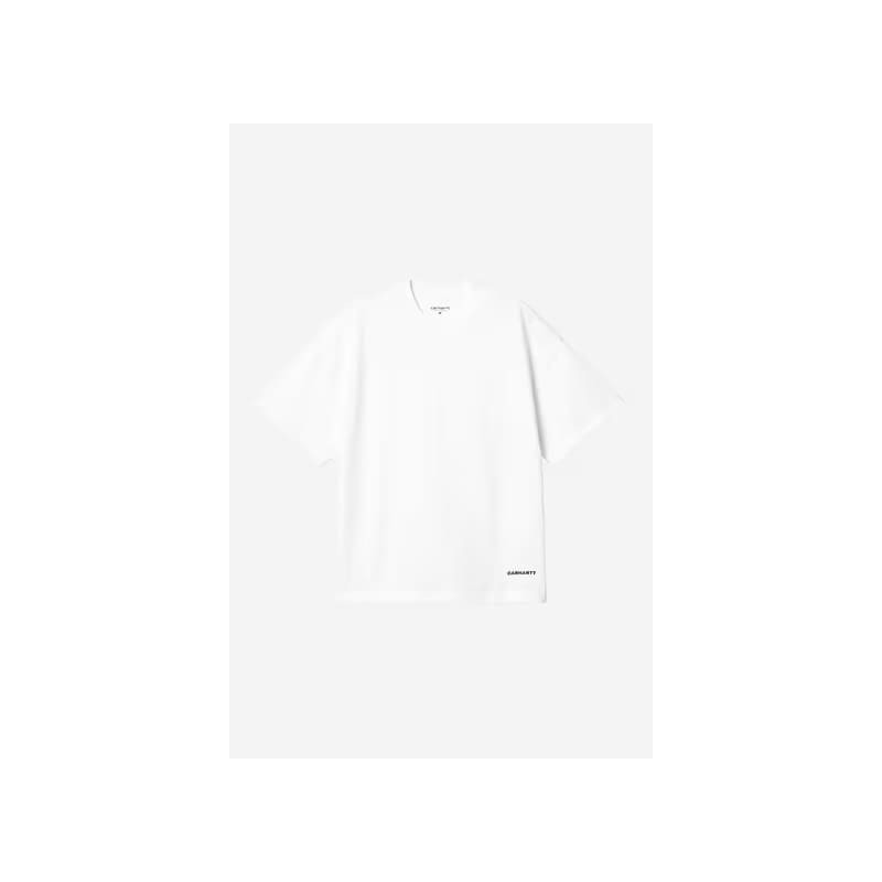 Carhartt WIP S/S Link Script Tee White Black – T-shirt Homme