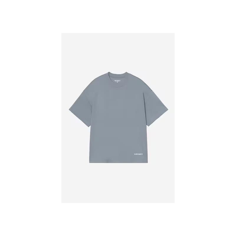 Carhartt WIP S/S Link Script Tee Velvet Blue – T-shirt Homme