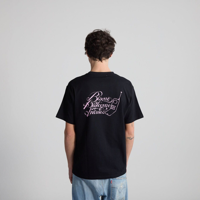 Bisous Skateboard Dialogues Intimes Tee Black