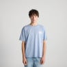 Bisous Skateboard Grease Tee Light Blue
