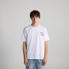 Bisous Skateboard X3 Tee White | T-shirt Skate