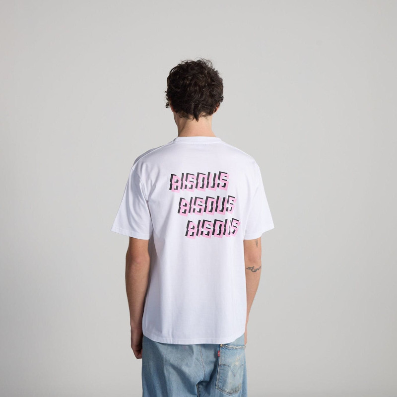 Bisous Skateboard X3 Tee White | T-shirt Skate