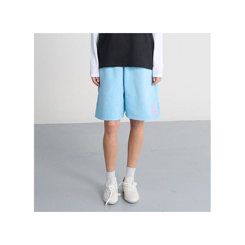 Bisous Skateboard Gianni Embroidery Short Blue – Short Skate & Street