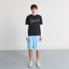 Bisous Skateboard Gianni Embroidery Short Blue – Short Skate & Street