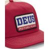 Casquette Deus Malden Trucker Melon Red Ajustable